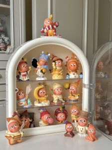 Wall-Mounted Transparent Dust-Proof Display Case Star Man III Generation Blind Box Figure Storage Cabinet Card Holder Display Shelf