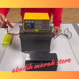 COD KIRIM CEPAT OTOHEROES Charger Aki Mobil Motor Super cepat 12 dan 24 volt 260 wat Intelligent Pulse with LCD Display AJ-618D