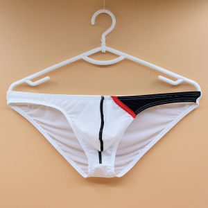 Nam Eo Thấp Ice Silk Quần Đùi Làm Mát Các Cạnh Mềm Trong Suốt Nhanh Khô Màu Nguyên Chất Nylon Quần Lót Dành Cho Thanh Niên