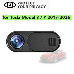 for Tesla Model Y Juniper 2026 2025 Camera Privacy Protector Cover White PC Webcam Cover Slide Blocker Model 3 2023 Accessories