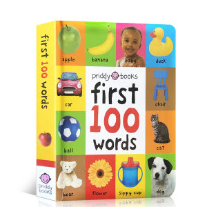 Milu First 100 Words Board Book English Vocabulary Dictionary for Babys Enlightenment Reading