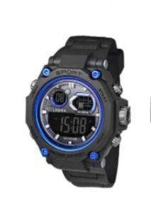 JAM TANGAN LASIKA 468 ORIGINAL WATERESIS STRAP TALI RUBBER PRIA (Andre What 97)