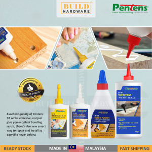 PENTENS TA-908 WOOD & PARQUET ADHESIVE 500g / 125g | Water-Based Wood Glue