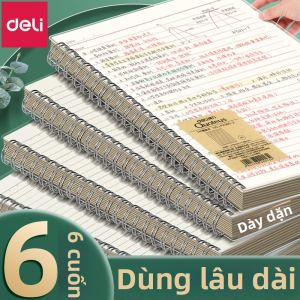 deli | Sổ Chuẩn Bị Thi Phong Cách Đơn Giản