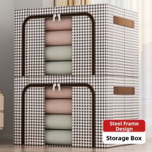 Durable Large Capacity Foldable Storage Box For Clothes and Quilts