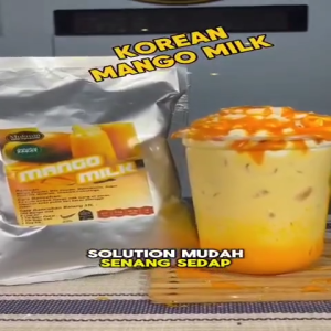 Mukmin Rich Mango Milk Powder 500g | Premium Beverage Mix for Large Dispenser Drinks Sticky Milk Ice Blended & Ice Cream
