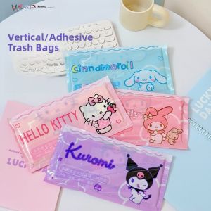 SVORIAHI | Sanrio Official Kawaii Small Trash Bag Sticky Type Thickened Student Dormitory Home Use Easy To Paste On Desktop Cleanliness
