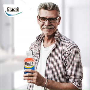 ELUDRIL CLASSIC Antiseptic Mouthwash A Chlorhexidine & Pain Relief Mouthwash