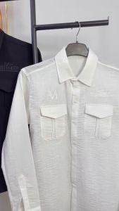 ÁO SƠ MI NAM TAY DÀI TÚI HỘP THÊU CHỮ RAW THỜI TRANG ĐƠN GIẢN HOT 2024