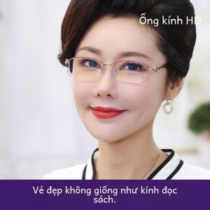 Kính Cận Lão Hóa Nữ Mới Chống Ánh Sáng Xanh Siêu Nhẹ Độ Nét Cao Thời Trang Cho Người Trung Niên Và Người Cao Tuổi