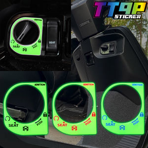 สติ๊กเกอร์เรซินอีพ็อกซี่อุปกรณ์ป้องกันฝาครอบจุดระเบิดไฟกลางคืน3มิติสำหรับฮอนด้า PCX150 / FORZA 350 300 / ADV150