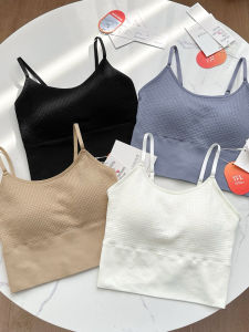 Seamless High-Intensity Shockproof Fitness Running Yoga Sports Vest Womens Thin Strap Beautiful Back Underwear One-Piece Design