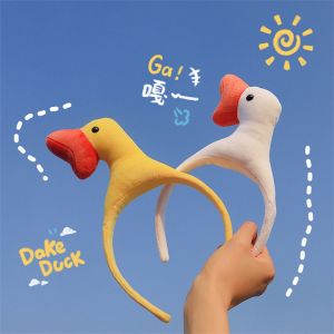 Adorable Duck Hairband Autumn Winter Soft Girl Face Wash Hair Clip Cartoon Headwear for Girls Fresh out Fashion Accessories