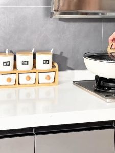 Giá để đồ nhà bếp MEIDOO có thể dùng để đựng nắp nồi thìa và các dụng cụ nhà bếp khác