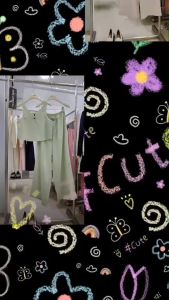 TW22139 Set 2 ชิ้น เสื้อแขนกุด ติดกระดุมอก 2 เม็ด + กางเกงขายาว ..