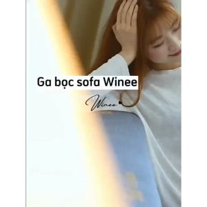 Vỏ bọc sofa chữ L vải bọc sofa văng 1/2/3/4 chỗ vải thun mỏng mịn kèm hướng dẫn bọc tặng 1 vỏ gối