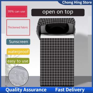 [Spot] Waterproof Dustproof And Sunscreen Protective Cover For Washing Machine Cover