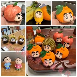 Mô Hình Crayon Shin-chan Cậu Bé Bút Chì Cosplay Quả Chuối Sầu Riêng Siêu Cute Ngộ Nghĩnh Mô Hình Decor Trang Trí