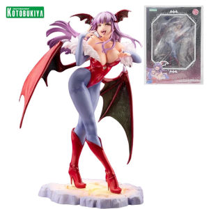 Kotobukiya GAME Pretty Girl Morrigan Aensland Action Figure Vampire Collectible Gifts for Kids Toys for Boys mô hình