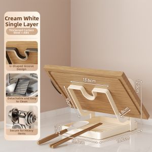 WEIMEIYUAN | Drain Water Pot Lid and Chopping Board Organizer Shelf