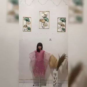 Dress Anak Perempuan Abg Terbaru Full Brokat Mutiara/Dress Bella Kids 7-14 Tahun/ Dress Natalan