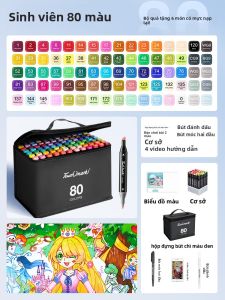 Touch Mark | Bộ Dụng Cụ Màu Mực Cồn Đa Năng 168 Màu Đặc Biệt Cho Sinh Viên Mỹ Thuật