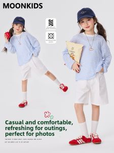 Moonkids | Attractive Korean Style Girls 2-Piece Summer Outfit
