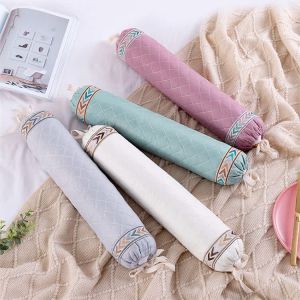 Gối Hỗ Trợ Cổ Hạt Lanh Gối Ngủ Gối Cứng Gối Trị Liệu Gối Cotton Nguyên Chất Gối Hình Tròn Cho Người Lớn