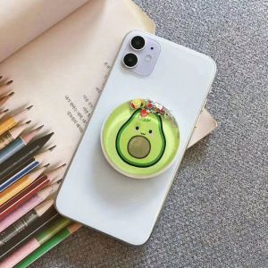 Applicable Cartoon South Korea Bear Makeup Mirror Bracket Cartoon Adhesive Flip Small Mirror Bracket TikTok Same Style Couple Adhesive Mobile Phone Universal Desktop Stand with Makeup Mirror Cute