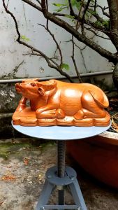 Tượng Trâu Tài Lộc gỗ hương - Tượng Phong Thủy - Trang Trí Nhà Cửa Decor - Quà Tặng Tân Gia - Quà Tặng Ý Nghĩa - Đồ Gỗ Mỹ Nghệ