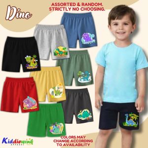 Dino Shorts & Sando for Kids Boys 0-10 Yrs Old Dinosaur Animal Designs Trending Fashion for Kids Cute Clothes