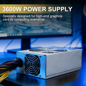 T.F.SKYWINDINTL(TFSKYWINDINTL) | 3600W Power Supply 90PLUS Gold ATX PSU Dual CPU and 4x PCIe 5.0 Connectors 220V 24PIN Suitable for AI Application Devices