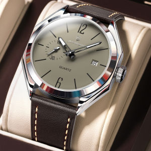 POEDAGAR | POEDAGAR Original Fashion Male Wristwatch Leather Quartz Business Men Watch Waterproof Luminous Date Elegant Mens Watches Reloj