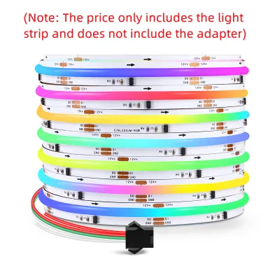 1M/2M/3M/5M COB WS2811 RGBIC LED Strip Tuya APP Control 576LEDs/M 12V Dreamcolor Esports Room Immersive Experience Ambinet Lamp
