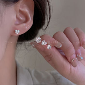 Delicate Small Heart Zircon Earrings Womens Style 2025 New Sleepwear No-Remove Ear Jewelry High-End Ear Accessories