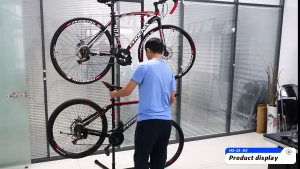 Four Bike Free Standing Rack Stand / 4 Bike Free Standing Bicycle Rack Stand Hanger Holder