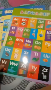 12PCS Chart For Kid Educational Set Wall Colors Numbers Alphabet Chart Educational Chart For Baby