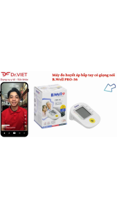 Máy đo huyết áp bắp tay có giọng nói  B.Well PRO-36