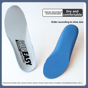 RUNEASY | Men Lightweight Cushioning Breathable Low Cut Shoe Insoles