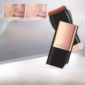 Flawless Coverage Dual-ended Foundation Stick Brush Head Non-caking Long-lasting