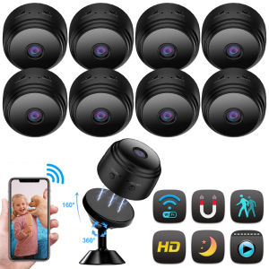 【🔥กล้องถ่ายวิดีโอเครื่องบันทึกเสียงไร้สายระยะไกล1080P กล้อง HD ขนาดเล็ก A9กล้องถ่ายวีดีโอกล้องแบบไร้สายรักษาความปลอดภัยในบ้านกลางวันและกลางคืน