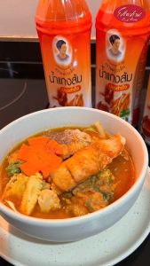 น้ำแกงส้มปรุงสำเร็จ 500 มล จำนวน 6 ขวด ตราแม่ประดับ