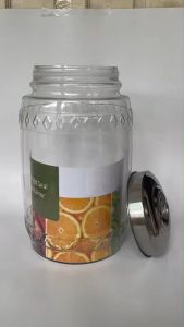 TOPLES KACA YUNANI 1 SEAL TUTUP STAINLESS STEEL | TOPLES KERUPUK | TOPLES KACA UKURAN 15 LITER