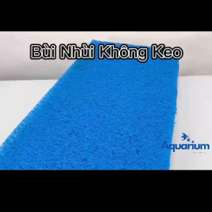 Jmat xanh dương không keo loại 50x100cm dày 38cm vật liệu lọc hồ cá koi