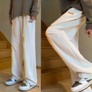 celana korean style celana panjang santai celana dasar pria standar celana longgar Celana panjang kain wafel celana korean pria celana panjang longgar pria celana kasual pria celana panjang putih