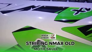 Stiker Striping Nmax Old Full Body Variasi Skull