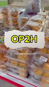 OPS-OP2H Benxon Disposable Plastic Tray Budget Food RM3 Bekas Makanan Bajet RM3 100pcs/Pkt