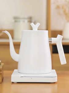 [SG Ready Stock]Electric Health Kettle 1L Stainless Steel Kettle Coffee Brewing Temperature Indicator Touch Screen Panel