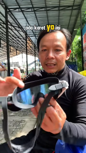Kacamata Renang Diving Snorkeling Anti Fog UV Protection  - Black/Red