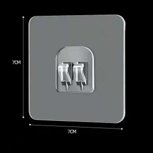 Adhesive Sticker Hook Replacement No Drilling Self Adhesive for Soap Dish Holder Bathroom Kitchen Wall Mount Storage Organizer